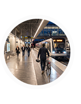 Ingemann Arcus diffusers for transport hubs