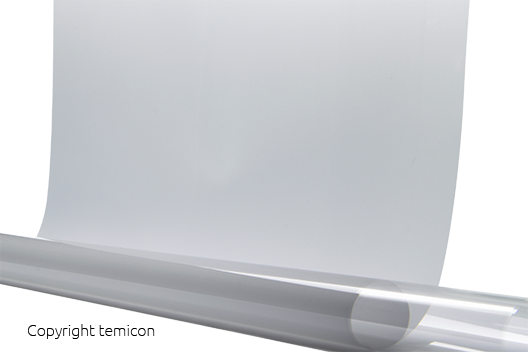 Microprism invisible deglaring and diffuser
